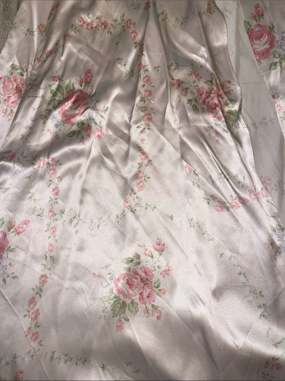 LOVESHACKFANCY *ONE DAY SALE* - silk white maxi skirt/Open front slit detail - Picture 6 of 9